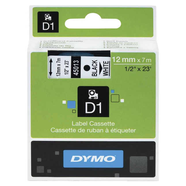 Budget ⭐ Dymo D1 Electronic Tape Cartridge, 1/2 Inch X 23 Feet, Black On White 😉 1 Budget ⭐ Dymo D1 Electronic Tape Cartridge, 1/2 Inch X 23 Feet, Black On White 😉