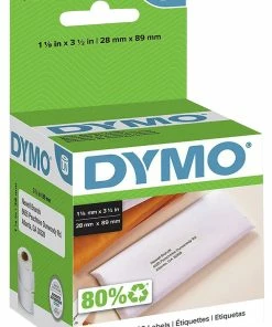 Flash Sale 🌟 DYMO LabelWriter Address Labels, 1-1/8 X 3-1/2 Inches, White, 130 Labels/Roll, Box Of 2 👏