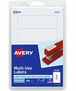 Best deal 🤩 Avery Removable ID Labels, 1 X 3 Inches, Pack Of 250 🛒