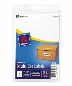 Wholesale 🛒 Avery Removable ID Labels, 1-1/2 X 3 Inches, Pack Of 150 👏