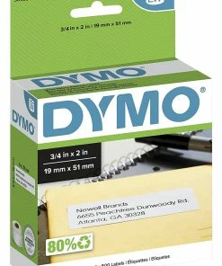 Best Sale ⭐ DYMO LabelWriter Return Address Labels, 3/4 X 2 Inches, White, Roll Of 500 Labels 🌟