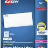 Budget 🧨 Avery Easy Peel Return Address Labels, Laser, 1/2 X 1-3/4 Inches, Pack Of 2000 😉