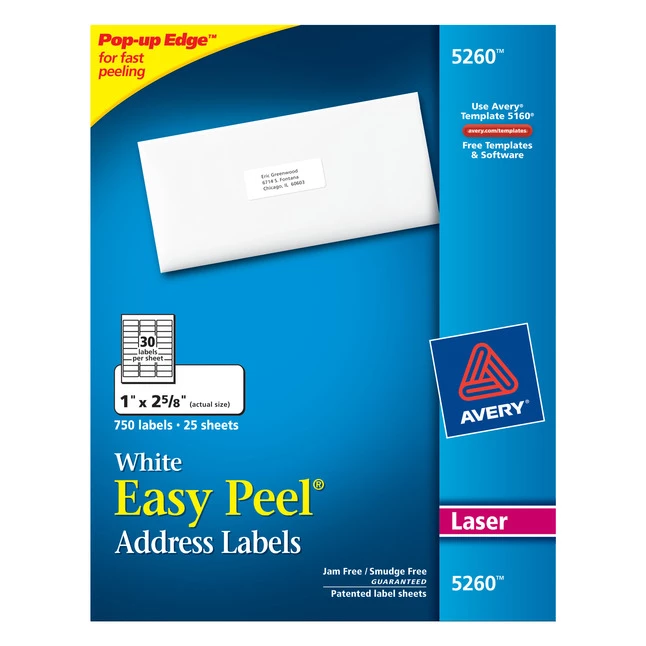 Flash Sale ๐ Avery Easy Peel Address Labels, Laser, 1 X 2-5/8 Inches, Pack Of 750 โจ 2 Flash Sale ๐ Avery Easy Peel Address Labels, Laser, 1 X 2-5/8 Inches, Pack Of 750 โจ - Image 2