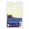 Wholesale 🔔 Avery Printable File Folder Labels, 11/16 X 3-7/16 Inches, Yellow, Pack Of 252 😀