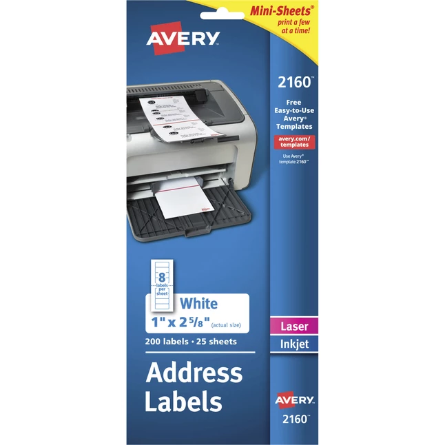 Best Sale ๐ Avery Easy Peel Address Labels, Laser/Inkjet, 1 X 2-5/8 Inches, Pack Of 2000 ๐งจ 1 Best Sale ๐ Avery Easy Peel Address Labels, Laser/Inkjet, 1 X 2-5/8 Inches, Pack Of 2000 ๐งจ