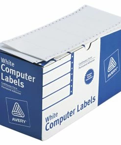 Best Pirce 😉 Avery Pin-Fed Labels, 4 X 1-15/16 Inches, 1 Across, White, Pack Of 5000 🔥