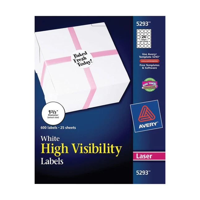 Best Sale ✨ Avery Permanent Round ID Labels, 1-2/3 Inch Diameter, Matte White, Pack Of 600 🥰 1 Best Sale ✨ Avery Permanent Round ID Labels, 1-2/3 Inch Diameter, Matte White, Pack Of 600 🥰