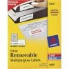 Brand new ⌛ Avery Removable ID Labels, 1 X 2-5/8 Inches, Pack Of 750 👏