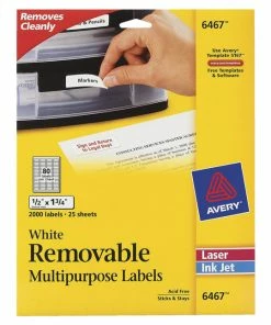 Coupon 🎁 Avery Removable ID Labels, 1/2 X 1-3/4 Inches, Pack Of 200 👏