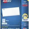 Promo 🤩 Avery Easy Peel Return Address Labels, Inkjet, 1/2 X 1-3/4 Inches, Pack Of 2000 🔥