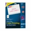 Cheapest 🎁 Avery Color Printing Full Sheet Labels, Inkjet, 8-1/2 X 11 Inches, Pack Of 20 ⌛