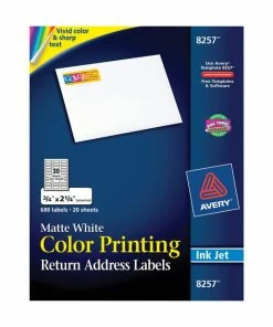 Cheap 👍 Avery Color Printing Return Address Labels, Inkjet, 3/4 X 2-1/4 Inches, Pack Of 600 👍