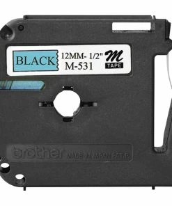 Wholesale 💯 Brother M Tape Cartridge, 1/2 Inch X 26 Feet, Black On Blue 👍