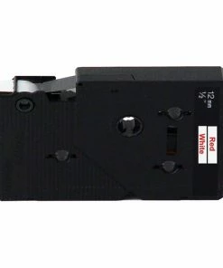 Best Sale 🧨 Brother TC Laminated Tape Cartridge, 1/2 Inch X 25 Feet, Red On White, Pack Of 2 🎁