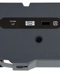 Budget 😍 Brother TX Laminated Tape Cartridge, 1/2 Inch X 50 Feet, Black On Clear 😍