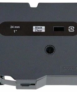 Best deal ⌛ Brother TX Laminated Tape Cartridge, 1 Inch X 50 Feet, Black On Clear 🔔