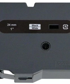 Flash Sale ⭐ Brother TX Laminated Tape Cartridge, 1 Inch X 50 Feet, Black On White 🧨