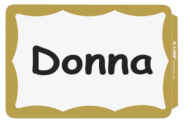Discount ๐ฏ C-Line Adhesive Name Badges, 3-1/2 X 2-1/4 Inches, Gold Border, Pack Of 100 โญ 1 Discount ๐ฏ C-Line Adhesive Name Badges, 3-1/2 X 2-1/4 Inches, Gold Border, Pack Of 100 โญ
