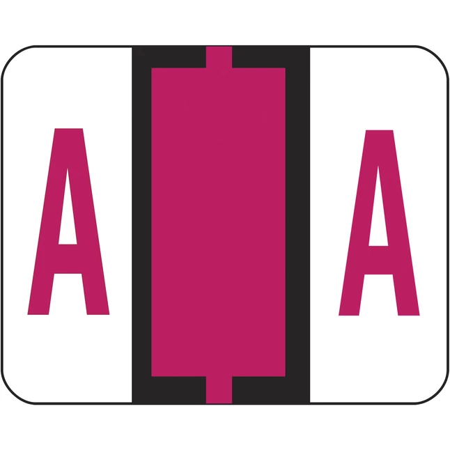 Cheap ❤️ Smead BCCR Bar-Style Color Coded Alphabetic Labels, 1-1/4 X 1 Inches, A, Red, Pack Of 500 🤩 2 Cheap ❤️ Smead BCCR Bar-Style Color Coded Alphabetic Labels, 1-1/4 X 1 Inches, A, Red, Pack Of 500 🤩 - Image 2