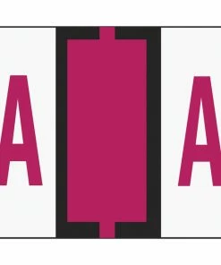 Cheap ❤️ Smead BCCR Bar-Style Color Coded Alphabetic Labels, 1-1/4 X 1 Inches, A, Red, Pack Of 500 🤩
