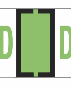Top 10 ๐งจ Smead BCCR Bar-Style Color Coded Alphabetic Labels, 1-1/4 X 1 Inches, D, Light Green, Pack Of 500 โ