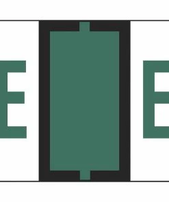 Best deal 💯 Smead BCCR Bar-Style Color Coded Alphabetic Labels, 1-1/4 X 1 Inches, E, Dark Green, Pack Of 500 😀