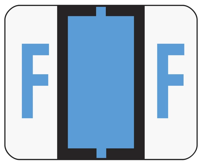 Promo โค๏ธ Smead BCCR Bar-Style Color Coded Alphabetic Labels, 1-1/4 X 1 Inches, F, Blue, Pack Of 500 ๐ 2 Promo โค๏ธ Smead BCCR Bar-Style Color Coded Alphabetic Labels, 1-1/4 X 1 Inches, F, Blue, Pack Of 500 ๐ - Image 2