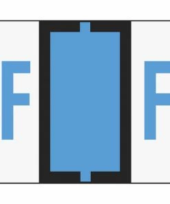 Promo ❤️ Smead BCCR Bar-Style Color Coded Alphabetic Labels, 1-1/4 X 1 Inches, F, Blue, Pack Of 500 🛒