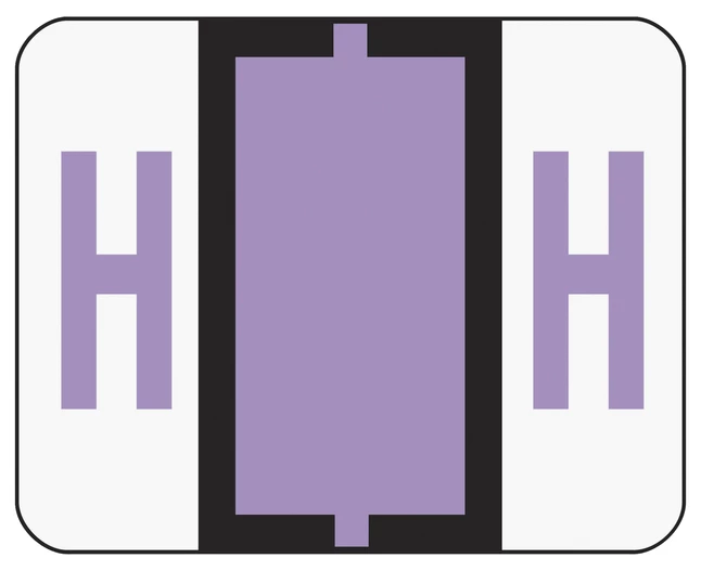 Wholesale ๐ฏ Smead BCCR Bar-Style Color Coded Alphabetic Labels, 1-1/4 X 1 Inches, H, Lavender, Pack Of 500 ๐งจ 2 Wholesale ๐ฏ Smead BCCR Bar-Style Color Coded Alphabetic Labels, 1-1/4 X 1 Inches, H, Lavender, Pack Of 500 ๐งจ - Image 2