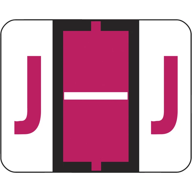 Best Sale ✔️ Smead BCCR Bar-Style Color Coded Alphabetic Labels, 1-1/4 X 1 Inches, J, Red, Pack Of 500 🤩 2 Best Sale ✔️ Smead BCCR Bar-Style Color Coded Alphabetic Labels, 1-1/4 X 1 Inches, J, Red, Pack Of 500 🤩 - Image 2