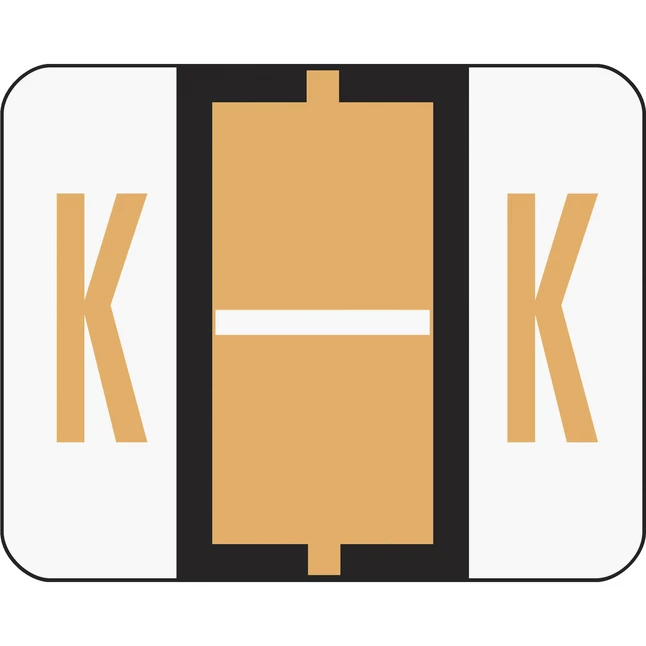 Best Pirce ๐ Smead BCCR Bar-Style Color Coded Alphabetic Labels, 1-1/4 X 1 Inches, K, Light Orange, Pack Of 500 ๐ 1 Best Pirce ๐ Smead BCCR Bar-Style Color Coded Alphabetic Labels, 1-1/4 X 1 Inches, K, Light Orange, Pack Of 500 ๐