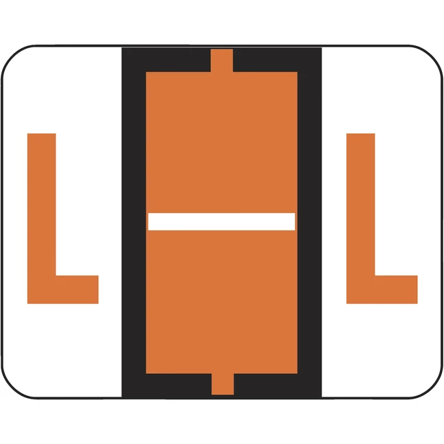 Flash Sale 🔔 Smead BCCR Bar-Style Color Coded Alphabetic Labels, 1-1/4 X 1 Inches, L, Dark Orange, Pack Of 500 😍 2 Flash Sale 🔔 Smead BCCR Bar-Style Color Coded Alphabetic Labels, 1-1/4 X 1 Inches, L, Dark Orange, Pack Of 500 😍 - Image 2
