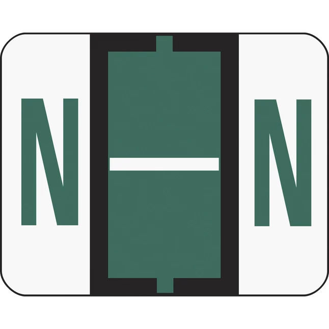 Wholesale ๐ Smead BCCR Bar-Style Color Coded Alphabetic Labels, 1-1/4 X 1 Inches, N, Dark Green, Pack Of 500 ๐ 1 Wholesale ๐ Smead BCCR Bar-Style Color Coded Alphabetic Labels, 1-1/4 X 1 Inches, N, Dark Green, Pack Of 500 ๐