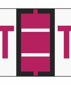 Best reviews of 🤩 Smead BCCR Bar-Style Color Coded Alphabetic Labels, 1-1/4 X 1 Inches, T, Red, Pack Of 500 ⭐