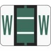 Top 10 🤩 Smead BCCR Bar-Style Color Coded Alphabetic Labels, 1-1/4 X 1 Inches, W, Dark Green, Pack Of 500 ⌛