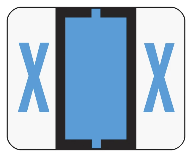 Wholesale โ Smead BCCR Bar-Style Color Coded Alphabetic Labels, 1-1/4 X 1 Inches, X, Blue, Pack Of 500 ๐ 2 Wholesale โ Smead BCCR Bar-Style Color Coded Alphabetic Labels, 1-1/4 X 1 Inches, X, Blue, Pack Of 500 ๐ - Image 2