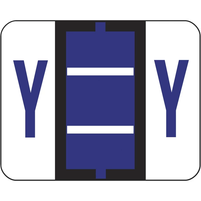 Deals ๐ Smead BCCR Bar-Style Color Coded Alphabetic Labels, 1-1/4 X 1 Inches, Y, Violet, Pack Of 500 ๐ 2 Deals ๐ Smead BCCR Bar-Style Color Coded Alphabetic Labels, 1-1/4 X 1 Inches, Y, Violet, Pack Of 500 ๐ - Image 2