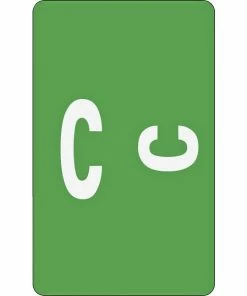 Best reviews of 🥰 Smead ACCS Color-Coded Alphabetic Labels, 1 X 1-5/8 Inches, C, Dark Green, Pack Of 100 🎉