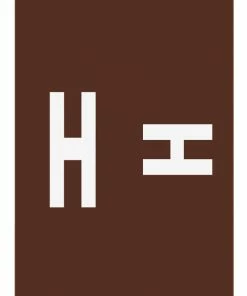 Budget 😍 Smead ACCS Color-Coded Alphabetic Labels, 1 X 1-5/8 Inches, H, Dark Brown, Pack Of 100 🤩