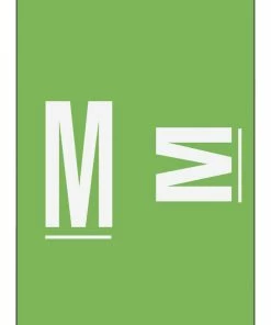 Promo 😍 Smead ACCS Color-Coded Alphabetic Labels, 1 X 1-5/8 Inches, M, Light Green, Pack Of 100 🤩