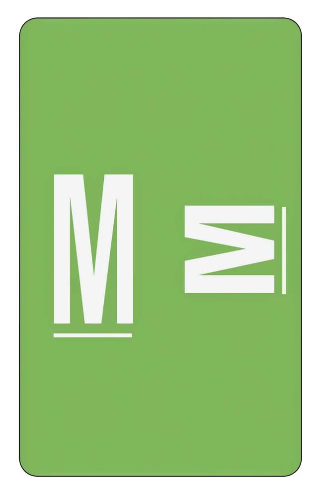 Promo ๐ Smead ACCS Color-Coded Alphabetic Labels, 1 X 1-5/8 Inches, M, Light Green, Pack Of 100 ๐คฉ 1 Promo ๐ Smead ACCS Color-Coded Alphabetic Labels, 1 X 1-5/8 Inches, M, Light Green, Pack Of 100 ๐คฉ