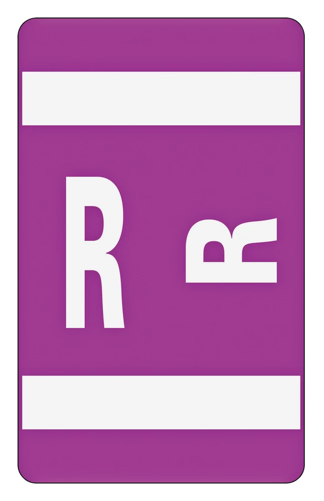 Buy ๐ Smead ACCS Color-Coded Alphabetic Labels, 1 X 1-5/8 Inches, R, Purple, Pack Of 100 ๐ 1 Buy ๐ Smead ACCS Color-Coded Alphabetic Labels, 1 X 1-5/8 Inches, R, Purple, Pack Of 100 ๐