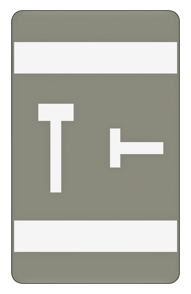 New 👏 Smead ACCS Color-Coded Alphabetic Labels, 1 X 1-5/8 Inches, T, Gray, Pack Of 100 💯 1 New 👏 Smead ACCS Color-Coded Alphabetic Labels, 1 X 1-5/8 Inches, T, Gray, Pack Of 100 💯
