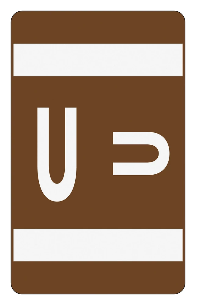 Cheapest 👏 Smead ACCS Color-Coded Alphabetic Labels, 1 X 1-5/8 Inches, U, Dark Brown, Pack Of 100 💯 1 Cheapest 👏 Smead ACCS Color-Coded Alphabetic Labels, 1 X 1-5/8 Inches, U, Dark Brown, Pack Of 100 💯