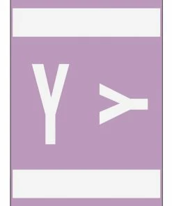 Buy 🌟 Smead ACCS Color-Coded Alphabetic Labels, 1 X 1-5/8 Inches, Y, Lavender, Pack Of 100 ❤️