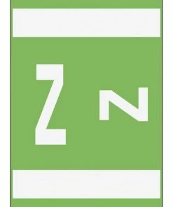New 🧨 Smead ACCS Color-Coded Alphabetic Labels, 1 X 1-5/8 Inches, Z, Light Green, Pack Of 100 💯
