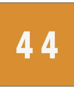 Wholesale ❤️ Smead DCC Color-Coded Numeric Label, 1-1/2 X 1-1/2 Inches, 4, Orange, Pack Of 250 🥰