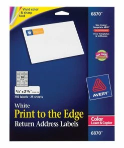 Best Pirce 🧨 Avery Print-to-the-Edge Return Address Labels, Laser, 3/4 X 2-1/4 Inches, Pack Of 750 🌟