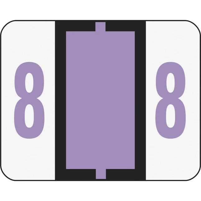 Buy ๐ Smead BCCRN Bar-Style Color Coded Numeric Labels, 1-1/4 X 1 Inches, 8, Lavender, Pack Of 500 ๐คฉ 1 Buy ๐ Smead BCCRN Bar-Style Color Coded Numeric Labels, 1-1/4 X 1 Inches, 8, Lavender, Pack Of 500 ๐คฉ