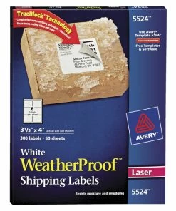 Deals 🎉 Avery Weatherproof Shipping Labels, 3-1/3 X 4 Inches, Pack Of 300 🛒
